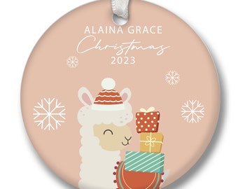 Personalised Name Children's Ornament | Kids Christmas Decoration | Christmas Baby | Christmas 2023 | Personalised Children's Gift | Gift