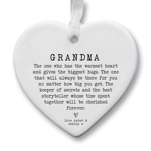 Grandma Gift KS36 | Personalised Grandma Keepsake | Grandmas Birthday | Present For Grandma | Grandmother Gift | Nan Gift | Grandma Gift