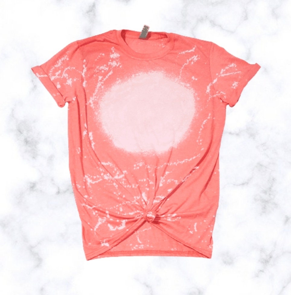 design bleached shirts with vinyl