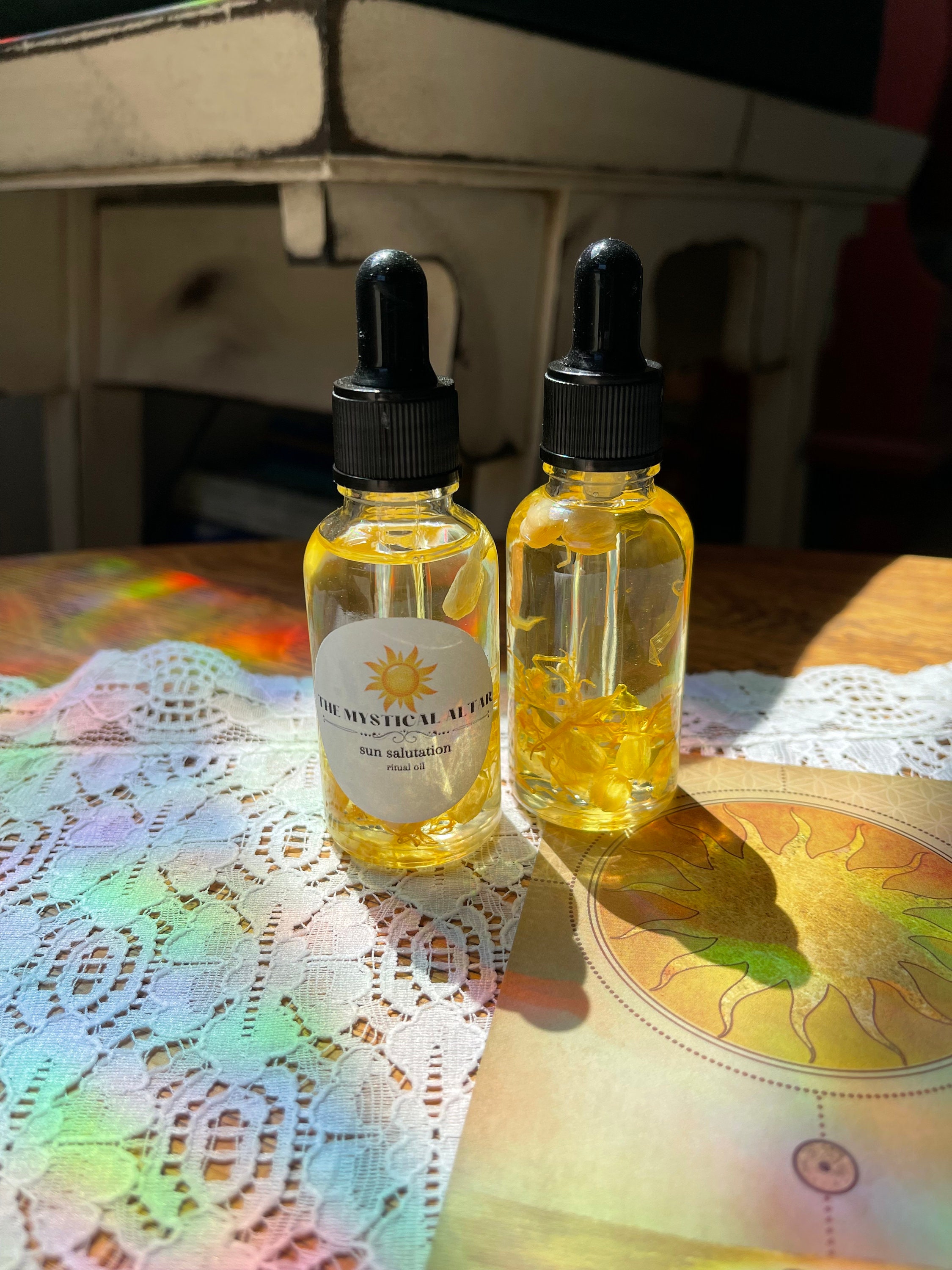 Sun Salutation Solar Magick Ritual Oil Bath Oil Etsy