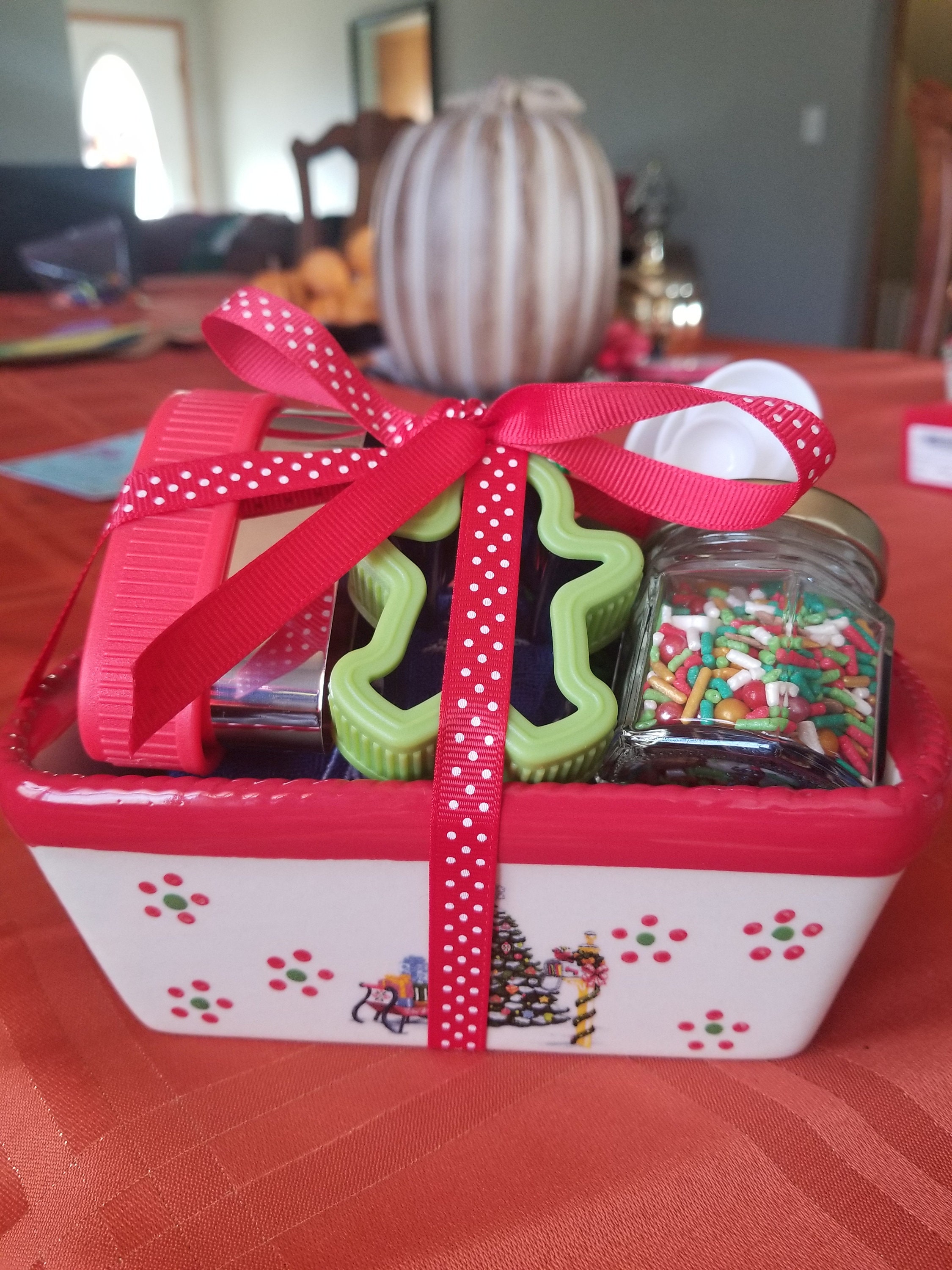 Small loaf pan with decorative items Etsy