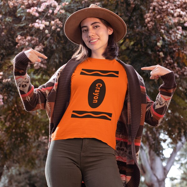 Crayon Costume Shirt Etsy