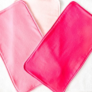 Burp Cloth Set of 3 -  Pinky, Baby Shower Gift