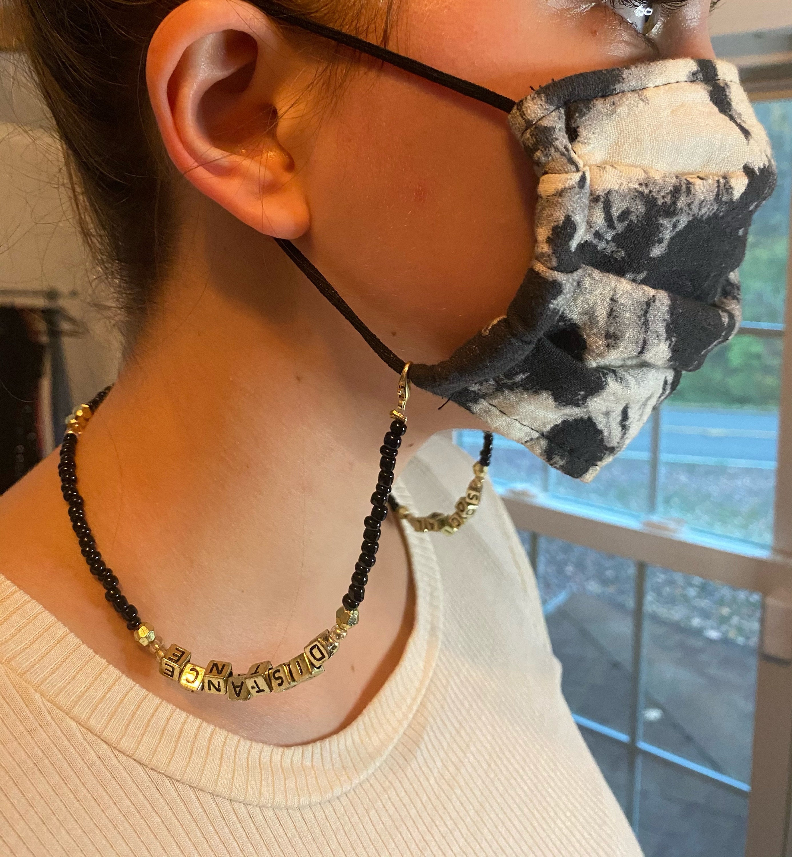 Beaded Customizable Mask Chain Etsy UK