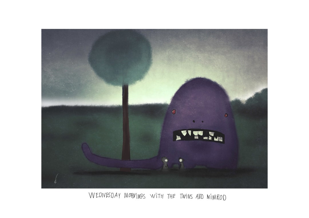 Wednesday Mornings With the Twins and Nimrod. - Etsy