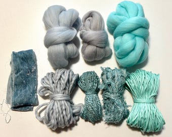 Fiber Yarn Bundle | Wool, Linen, Velvet Weaving Supplies