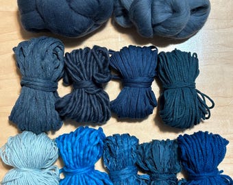 Destash Fiber Pack | Weaving Supplies | Fibre Yarn Bundle | Macraweave | macrame