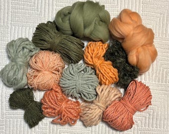 Destash Fiber Pack | Weaving Supplies | Fibre Yarn Bundle | Macraweave | Tapestry Yarn | 15