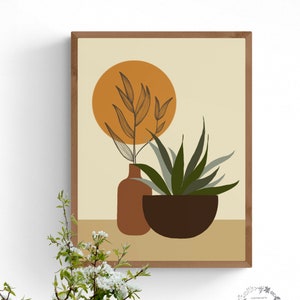 Boho Wall Art, Tropical Art Print, Printable Wall Art, Minimalistic Art Prints, Boho Digital Download, Home decor print, Kids room print