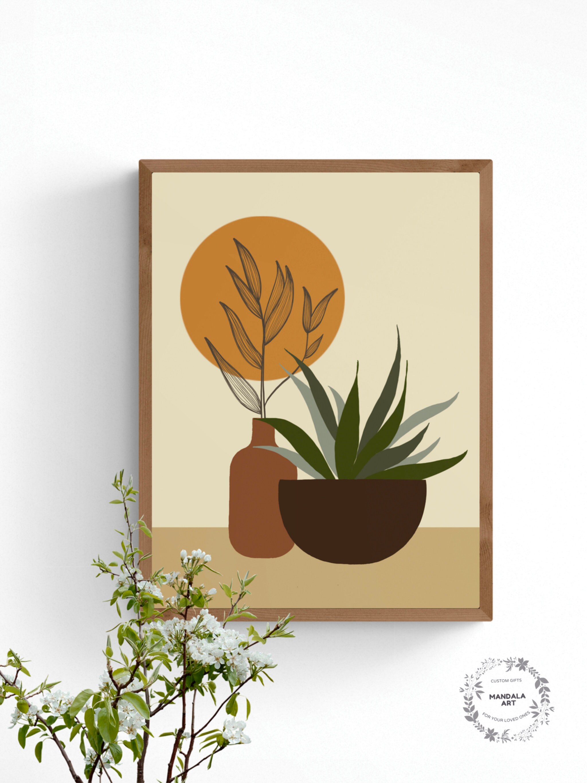 Boho Wall Art Tropical Art Print Printable Wall Art Etsy Canada