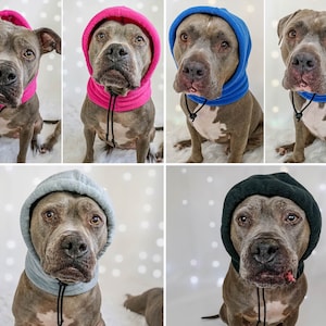 Pitbull Hat |Pitbull Snood| Pitbull Scarf, Pitbull Hoodie Hat, Pitbull Neck Warmer, Dog Snood, Dog Hat, Dog Scarf, Covertible Dog Hat