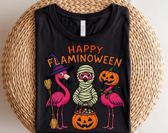 Flaminoween Flamingo PNG: Halloween Sublimation Design (Digital Download)