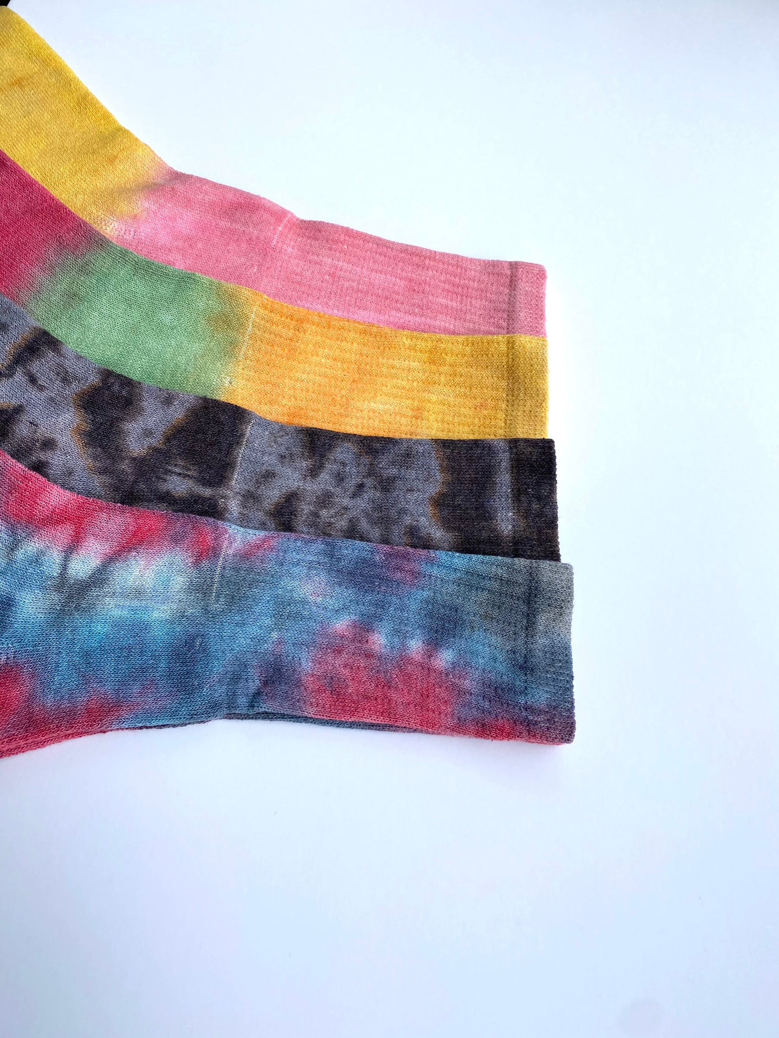 Tie Dye Sports Socks UK 6 11 Etsy