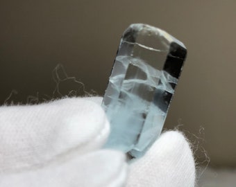 35.7 Carat Aquamarine - AAA Clarity - Beautiful Helix Inclusion