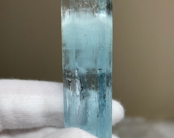 142.2 Carat Aquamarine - Helix Phantom - Natural Full Etched - Rainbow Inclusions