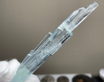 79.6 Carat Aquamarine Cluster Spear - Incredible High Clarity - Repair