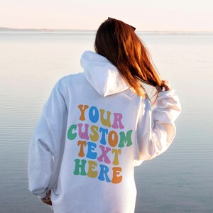 Your Text Here Custom Hoodie Custom Crewneck Trendy Crewneck Trendy Hoodies Preppy Sweatshirt Sorority Sweatshirt Aesthetic Hoodie Y2k