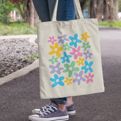 flower tote bag design