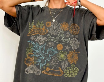 Nudibranch Shirt Comfort Colors Snail Shirt Ocean Animal Shirt Beachy Shirts Ecology Shirt Coconut Girl Clothes Salty Granola Sea Slug