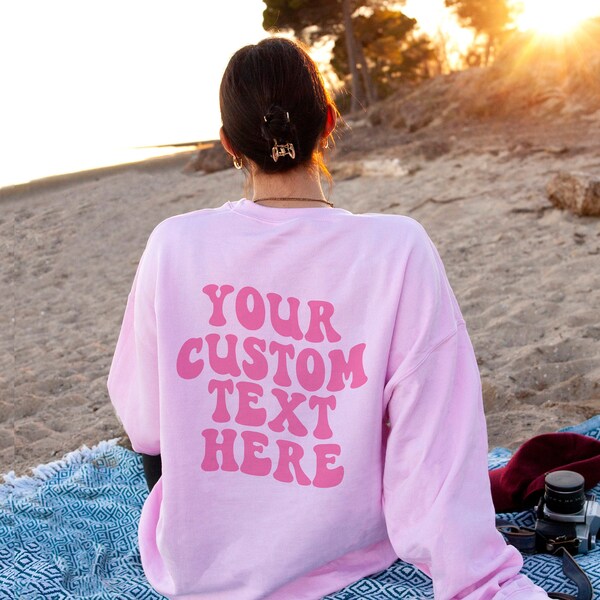 Your Text Here Custom Hoodie Custom Crewneck Trendy Crewneck Trendy Hoodies Preppy Sweatshirt Sorority Sweatshirt Aesthetic Hoodie Y2k