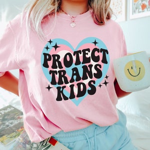 Schützen Sie Trans Kinder Trans Rechte Shirt Trans Pride Shirt Trans Shirt Schützen Trans Jugend Unterstützung Trans Kinder Transgender Shirt
