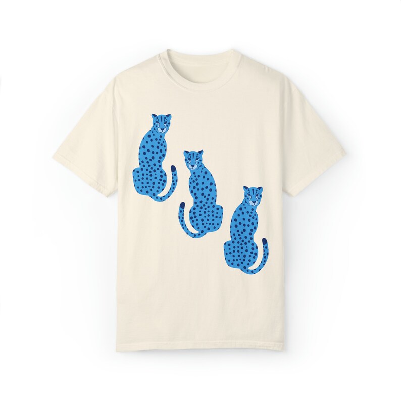 Leopard Shirt Komfort Farben Tiger Shirt Y2k Shirt Preppy Kleidung Jugendliche ästhetische Kleidung Teen Girl Shirt Preppy Sachen Teenager-Mädchen Geschenke Ivory