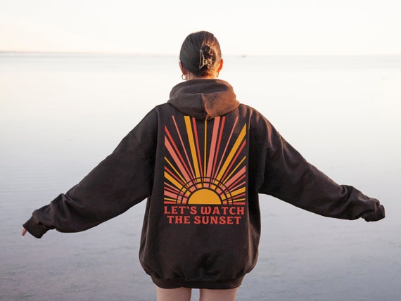 Let's Watch the Sunset Hoodie Preppy Hoodie Y2k Hoodie - Etsy Canada