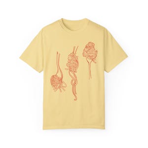 Pasta Shirt Komfortfarben Spaghetti Shirt Italienisches Shirt Italia Shirt Tomate Mädchen Ästhetik La Dolce Vita Ciao Bella Koch Shirt Vegan Shirt Butter