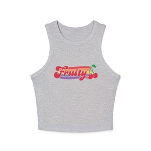 Fruity Tank Top Pride Tank Top Non Binary Shirt Sapphic Shirt Nonbinary Shirt Bisexual Shirt Bi Pride Queer Shirt Cherry Tshirt LGBT Shirt Athletic Heather
