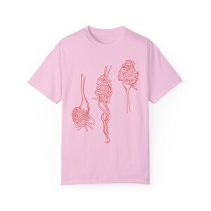 Pasta Shirt Komfortfarben Spaghetti Shirt Italienisches Shirt Italia Shirt Tomate Mädchen Ästhetik La Dolce Vita Ciao Bella Koch Shirt Vegan Shirt Blossom