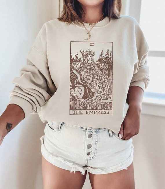 Empress Tarot Card Sweatshirt Witchy Sweatshirt Tarot Shirt - Etsy