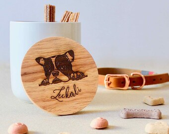 Leckerli Dose personalisiert,jede Hunderasse umsetzbar, Haustierzubehör, Hundezubehör, Hundeaccessoires, Weihnachtsgeschenk Hund