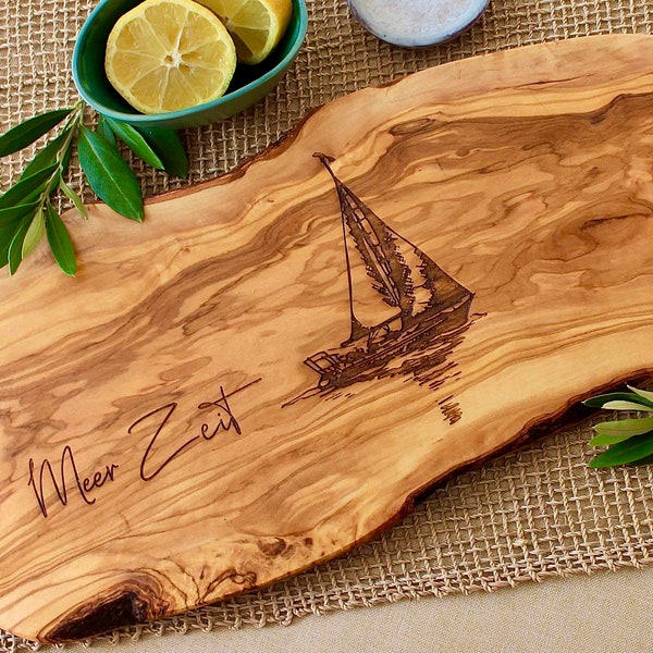personalized gift, personalized cutting board, custom catting board, engraved olive wood board, christmas gift
