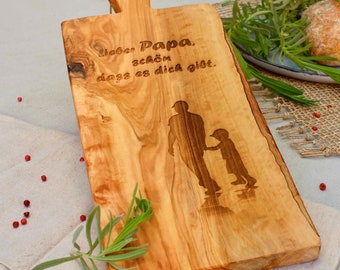Father's Day gift, cutting board, father and son, Christmas gift, men's gift, dad,