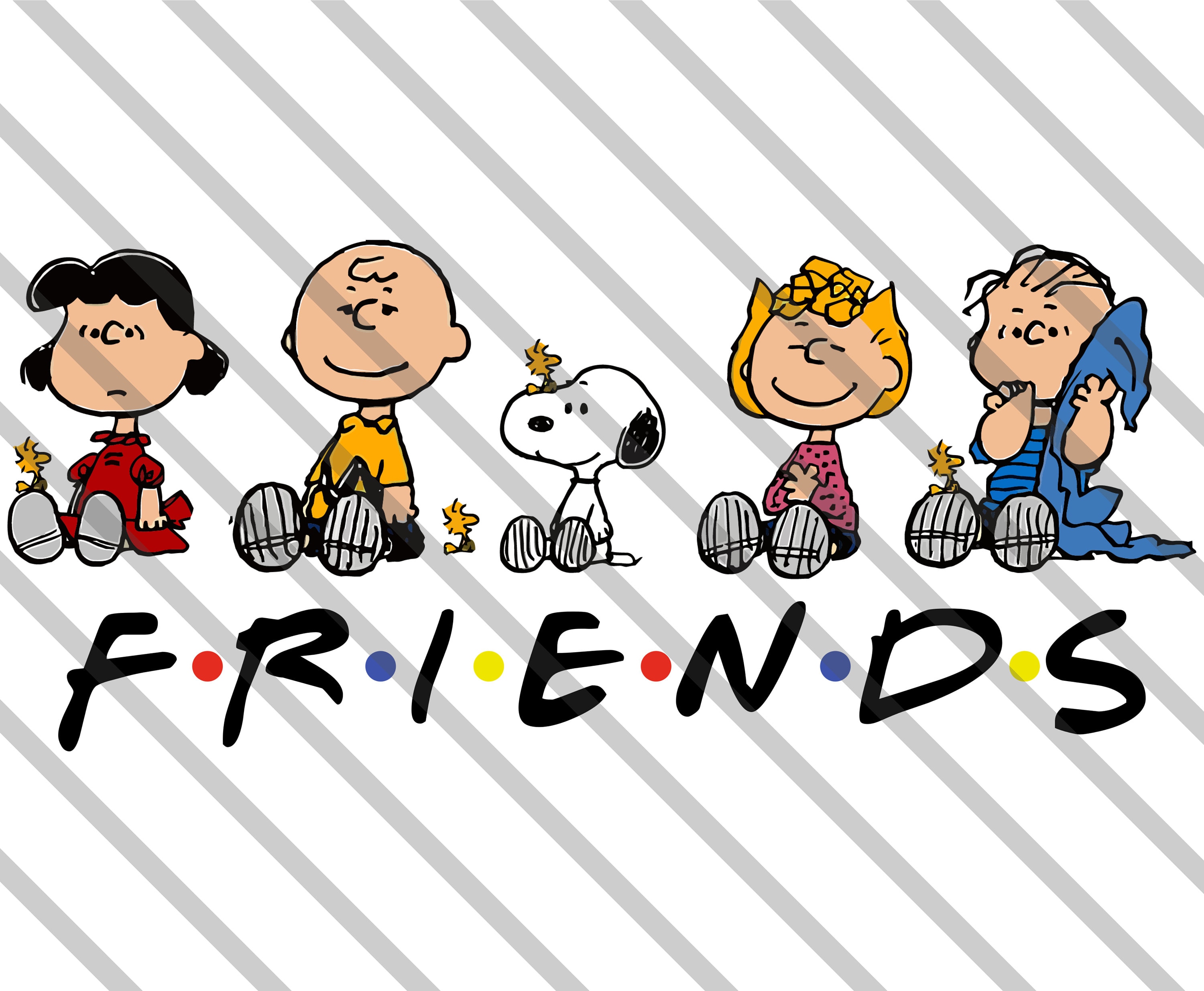 Peanuts Gang Friends PNG Snoopy PNG Peanuts PNG Instant Download Etsy UK