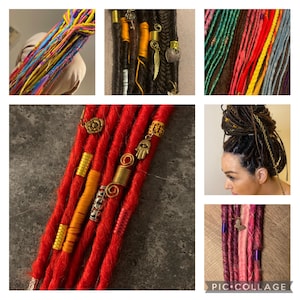Handgemaakte synthetische Dreadlocks-extensies