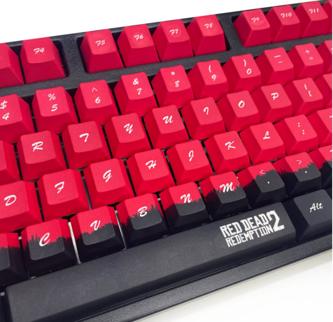 Red Dead Redemption 2 Theme Pbt Keycaps 108 Key Set for Etsy