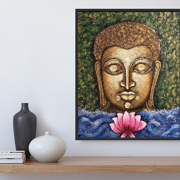 Buddha Painting - Etsy