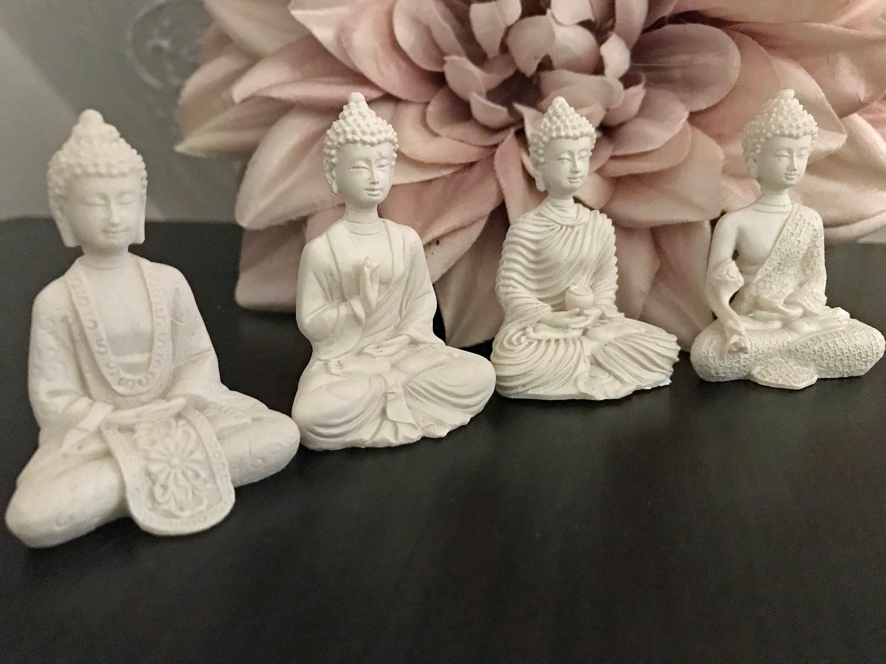 Mini Buddha Figurine Ornament Spiritual Gift Statue Etsy UK
