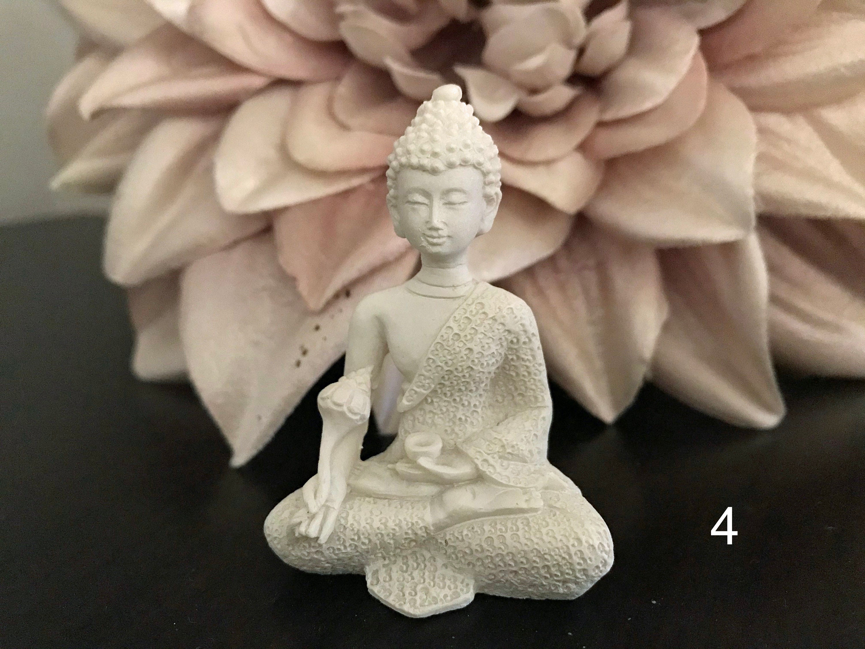 Mini Buddha Figurine Ornament Spiritual Gift Statue Etsy