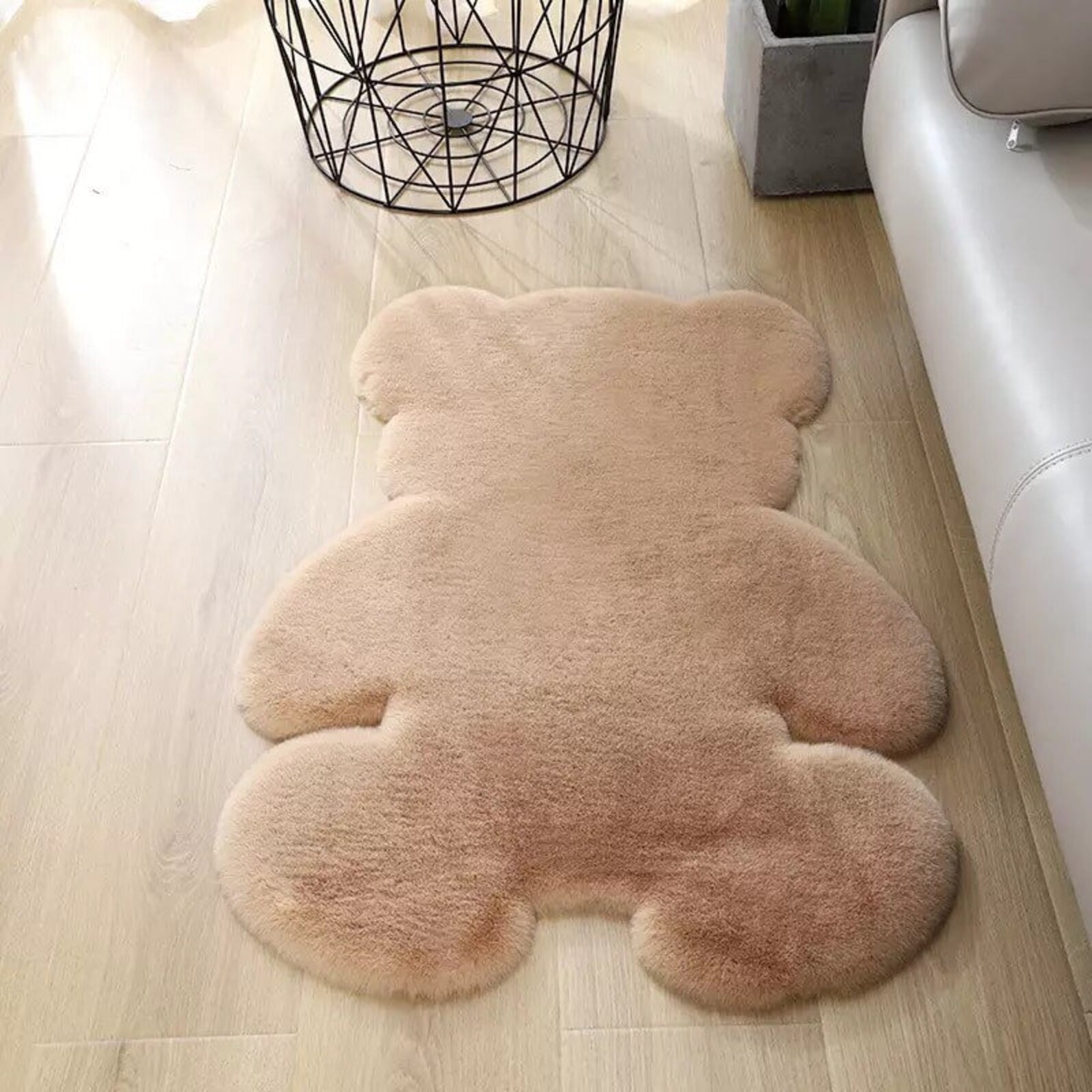 Super Soft Faux Fur Bear Rug Living Room Bedroom Kids Etsy