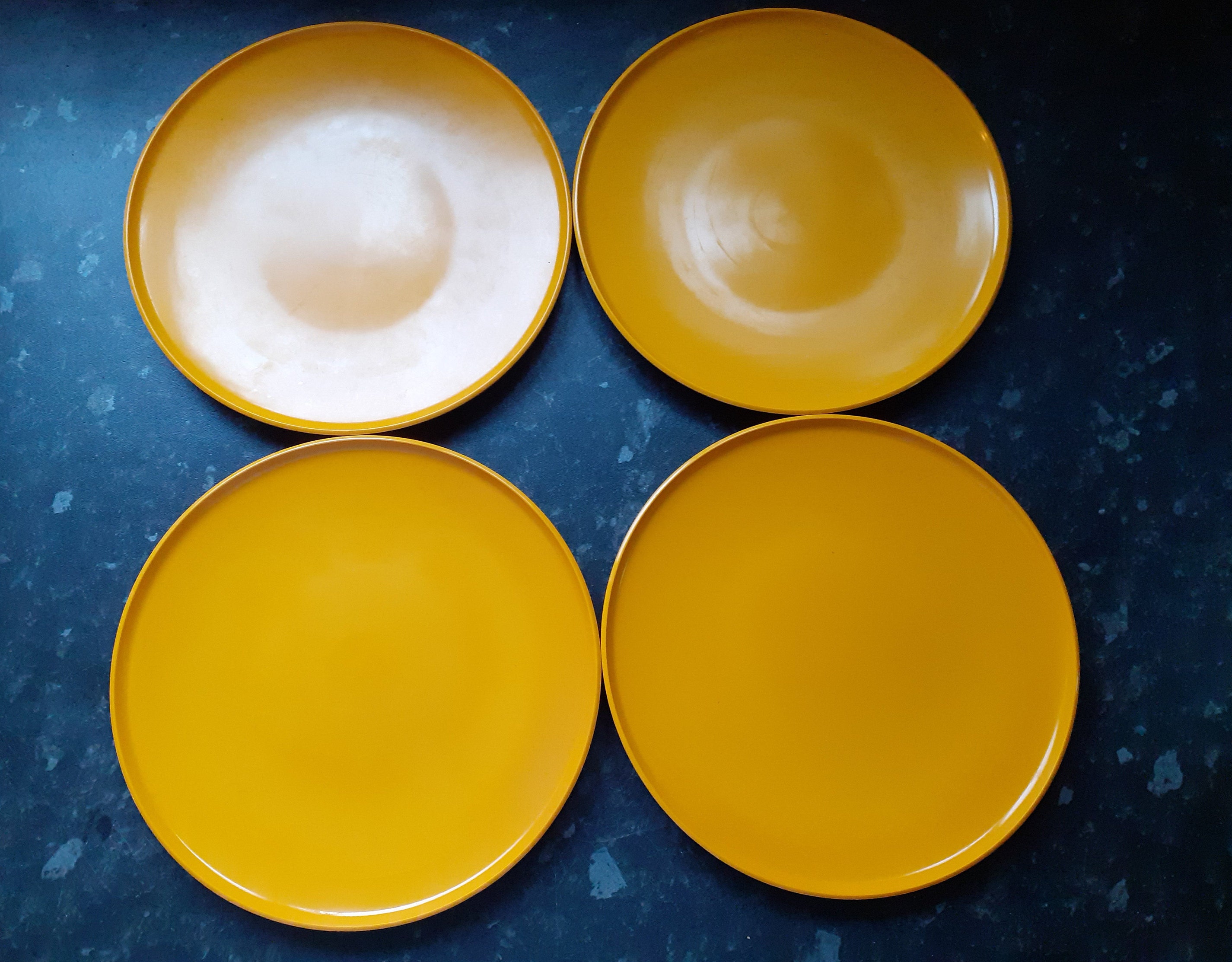 Melamine plates vintage cheap