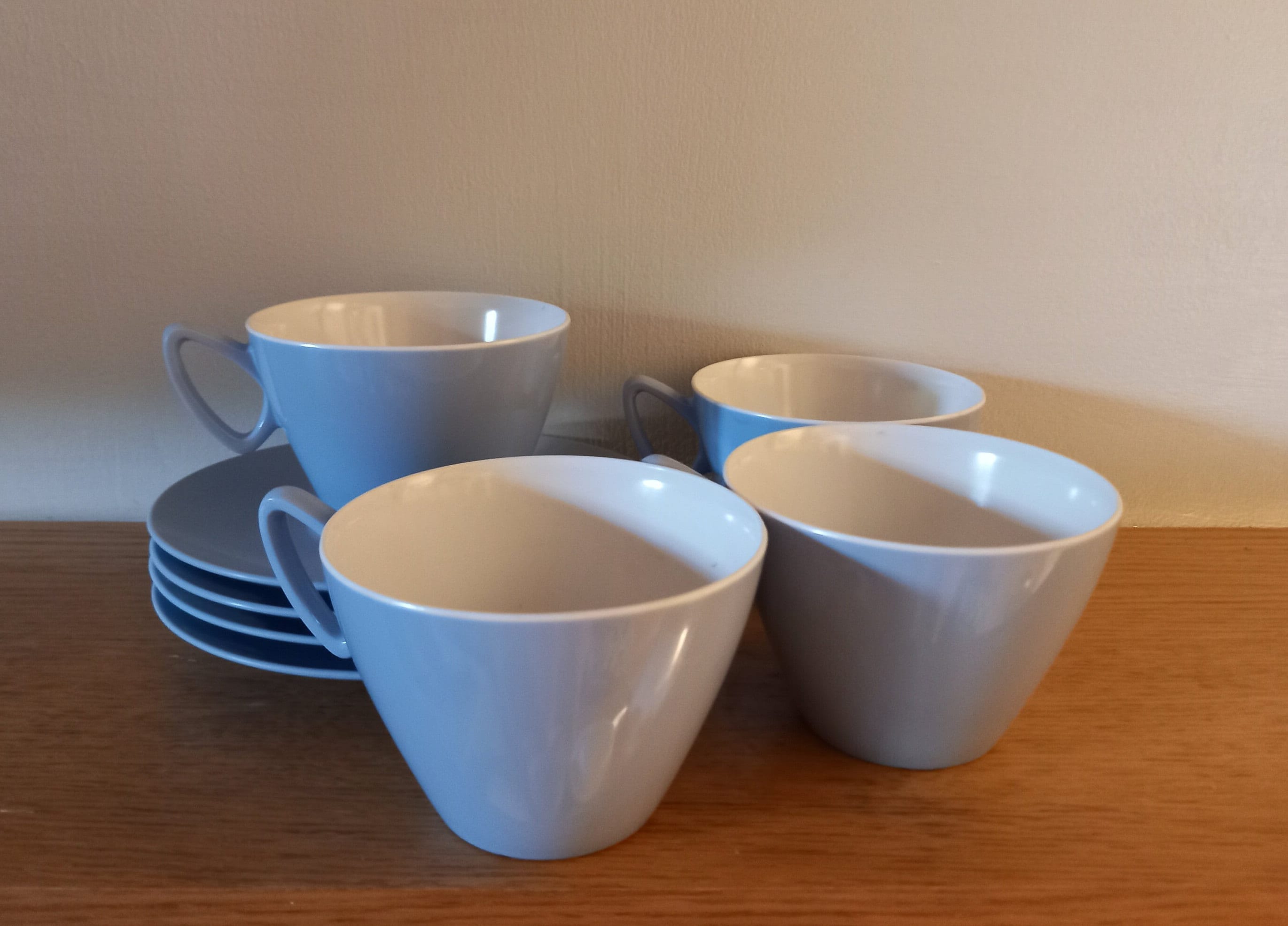 ★決算特価商品★ 4 of Set Vintage in Set Coffee Tea Melamine Melmex Gaydon バーベキュー・調理用品