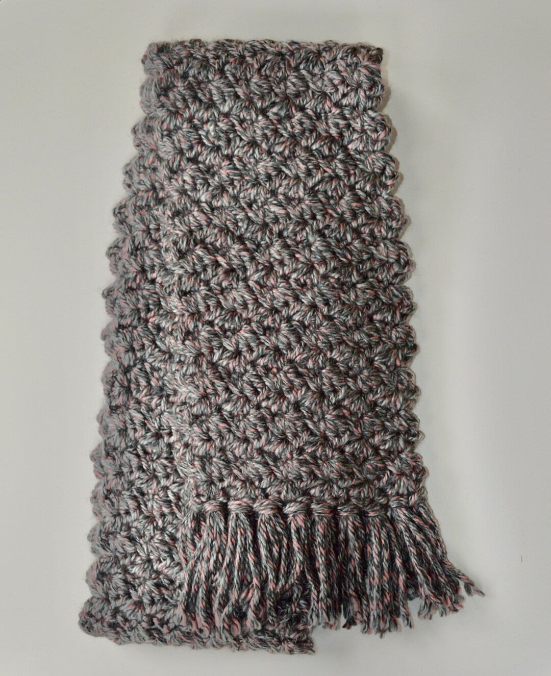 Handmade Crocheted Scarf Scarf Handmade Chunky Crochet Etsy