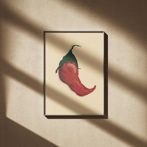 Chili Pepper Küche oder Wohnzimmer Art Italian Style