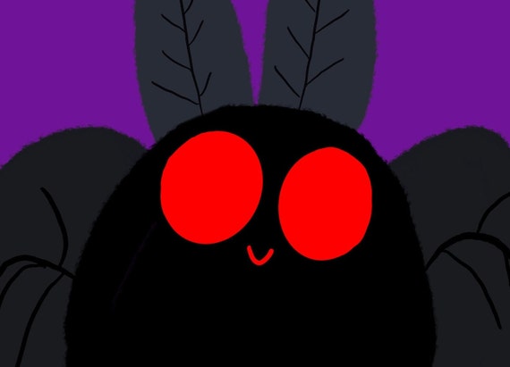Mothman Wallpaper Etsy