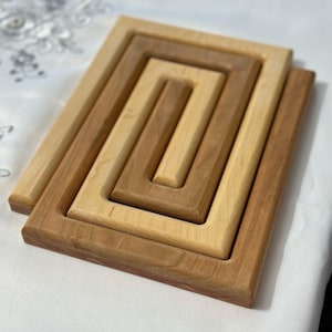 Handmade Double Trivets for Kitchen - Versatile Kitchen Coasters and Tableware