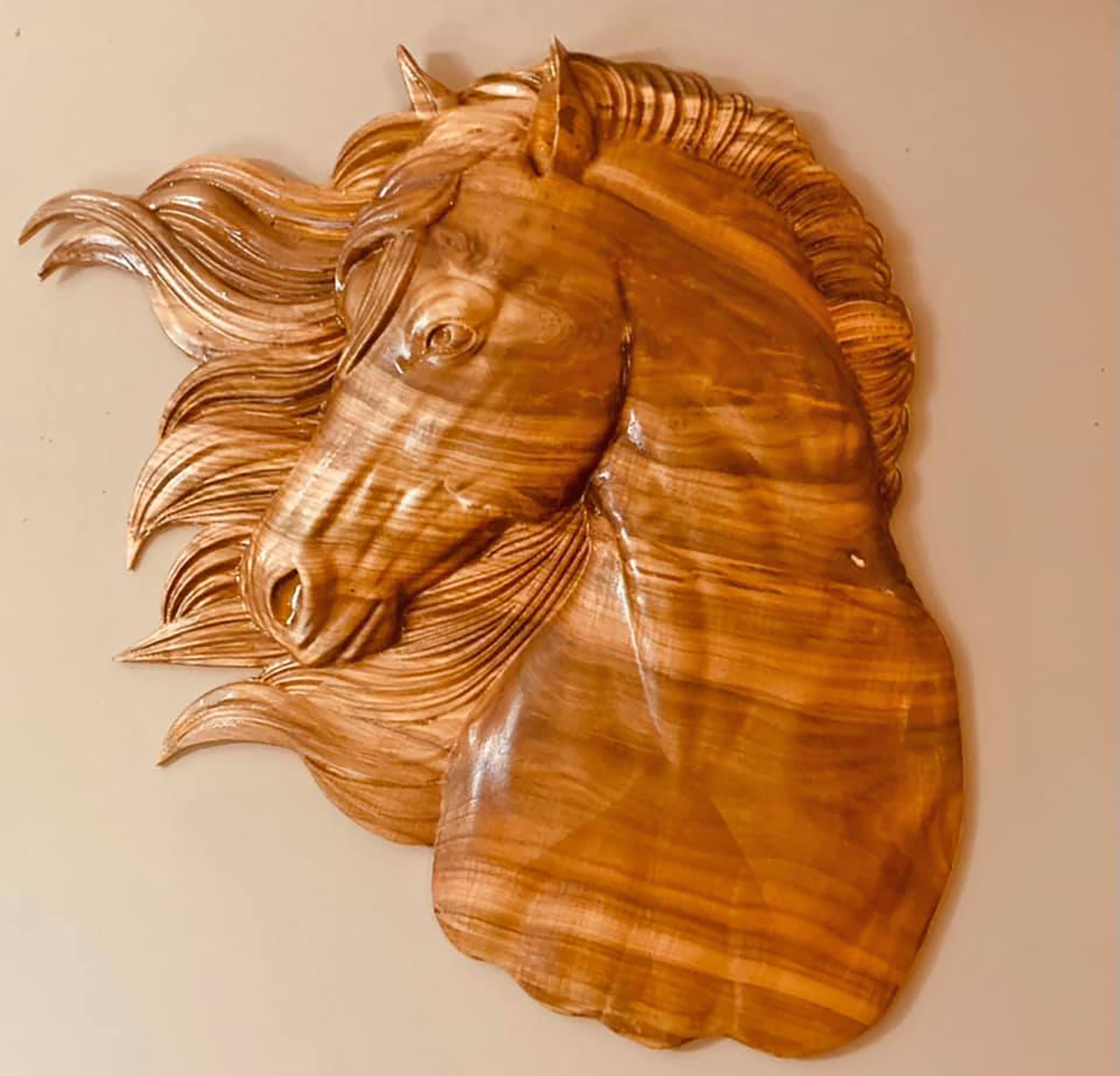 Horse Wood Carving - Etsy