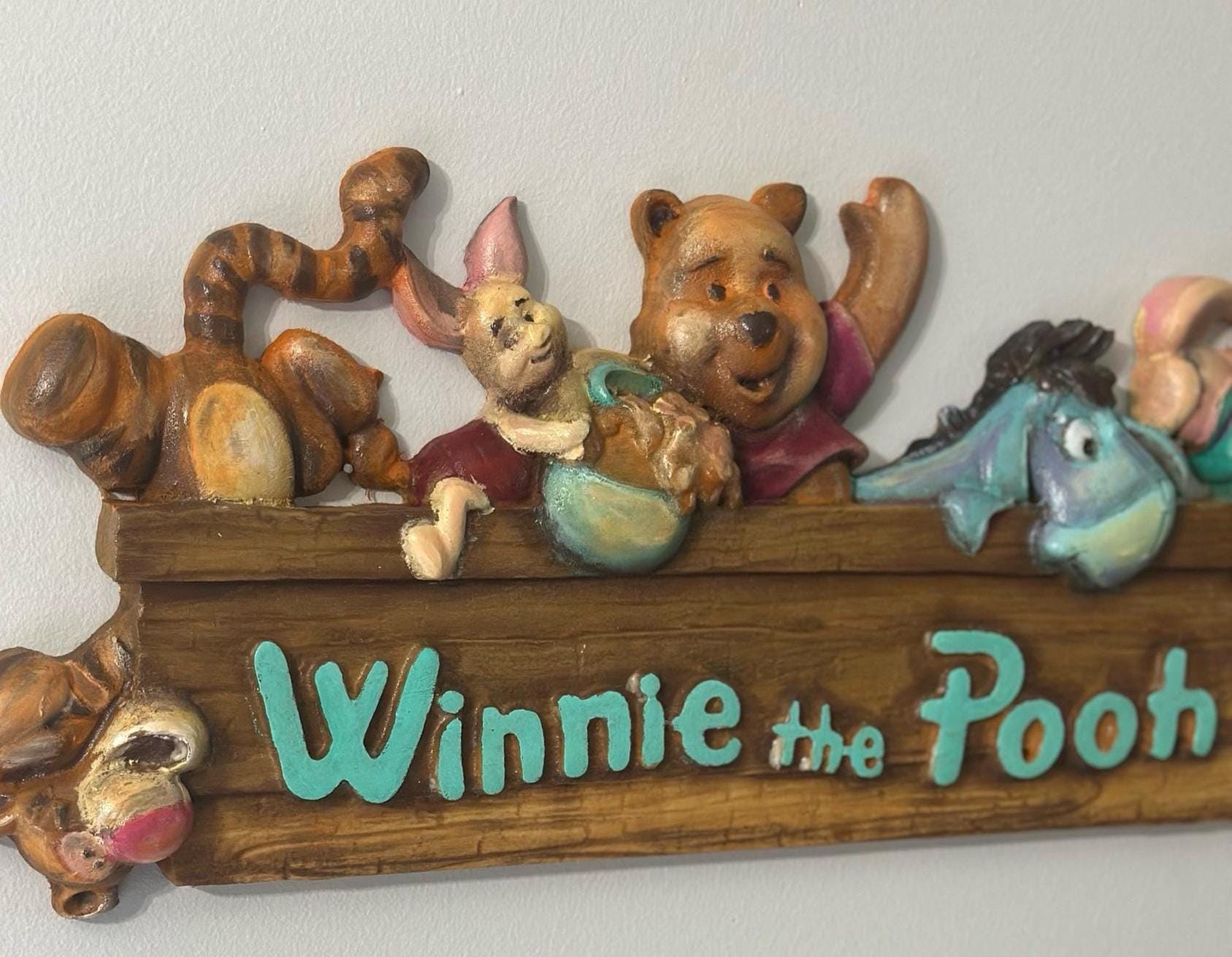 Wood Carving Winnie the Pooh: Nursery Decor STL File - Etsy