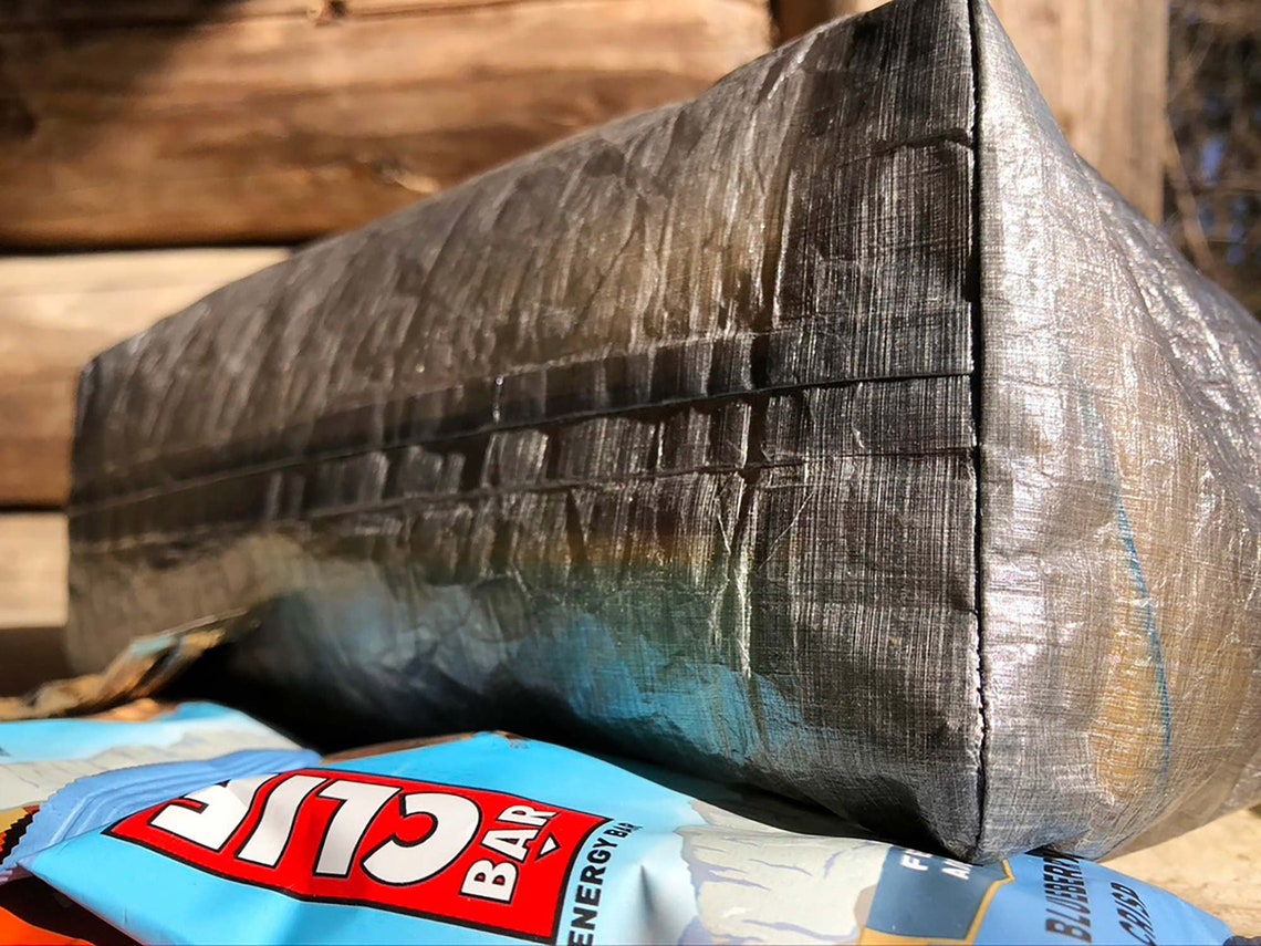 Roll Top Food Bag with boxed bottom Dry Bag Dyneema Cuben Etsy